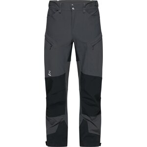 Haglöfs Rugged Standard Pant Mens Regular, Magnetite / True Black, 52, Regular