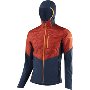Löffler Hooded Hybrid Jacket Bruce PL60 Mens, Rusty (579), 52