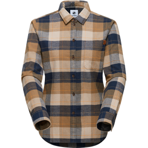 Mammut Trovat Longsleeve Shirt Womens, Marine - Savannah, L
