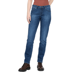 Duer Tech Fleece Denim Girlfriend Jean Womens, Classic Indigo, 27", 28"