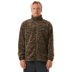 Rip Curl Fun Times Polar Fleece Mens, Rock, S