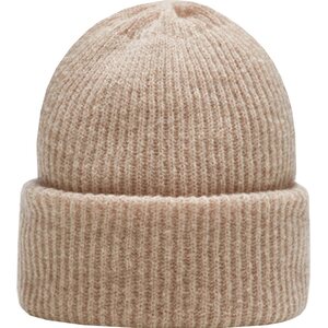Superyellow Chunky Beanie, Light Beige, One Size