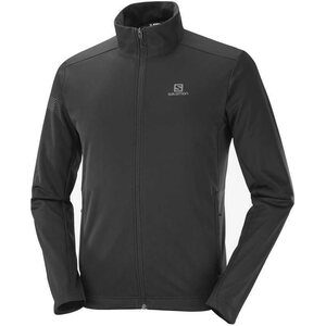 Salomon Gore-Tex Infinium Windstopper Softshell Jacket Mens, Deep Black, M