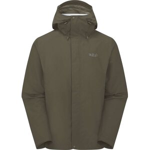 Rab Downpour Jacket Mens, Army, L