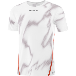 Salomon S/Lab Speed Tee Mens, White/Andorra, XL