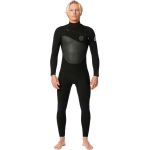 Rip Curl Dawn Patrol 5/3 Chest Zip Wetsuit Mens, Black, S