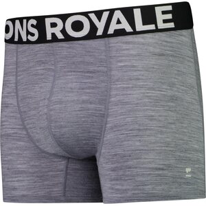 Mons Royale Hold 'Em Shorty Boxer, Grey Heather, XXL