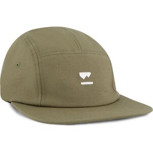 Mons Royale Ridgeline 5 Panel Cap, Olive, One Size