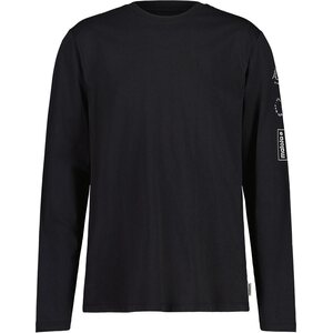 Maloja AndrianoM. Organic Cotton Longsleeve Mens, Deep Black, S