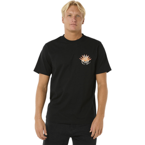 Rip Curl Dazed Tee Mens, Black, M