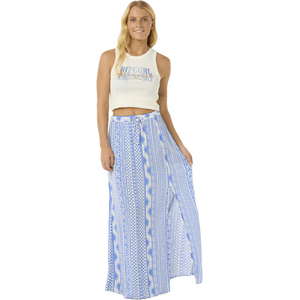 Rip Curl San Carlos Maxi Skirt, Blue, S