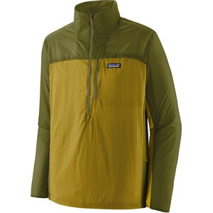 Patagonia Houdini Stash 1/2 Zip Pullover Mens, Bundle Green / Graze Green, L