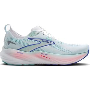 Brooks Glycerin 22 Womens, White/Limpet Shell/Amparo Blue, EUR 36.5 (US 6)