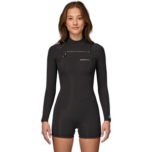 Patagonia Yulex Regulator Lite Front-Zip Long-Sleeved Spring Suit Womens, Black, 6