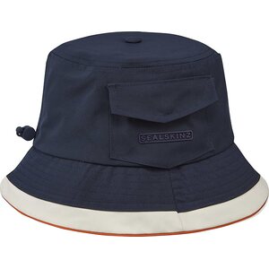 Sealskinz Seething Waterproof Lightweight Bucket Hat, Navy, S/M