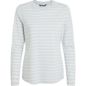 Craghoppers NosiLife Akona Long Sleeved Top Womens, Nimbus Blue Stripe, L (UK 14)
