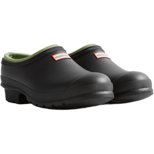 Hunter Gardener Neo Lined Clog Mens, Dark Olive / Clay, EUR 40 (UK 7)