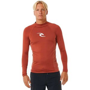 Rip Curl Waves UPF Performance Long Sleeve Mens, Red, M