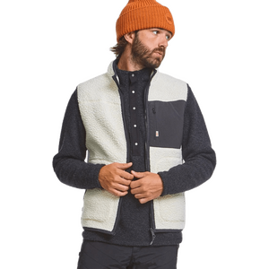 Varg Ön Fatwool Vest Mens, Off White, S