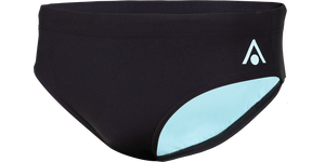 Aquasphere Essential 8cm Brief Mens, Black / Light Blue, 65