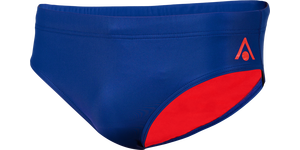 Aquasphere Essential 8cm Brief Mens, Navy Blue / Red, 65