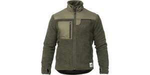 Heat Experience Heated Pile Fleece Unisex, Olive Green, XS