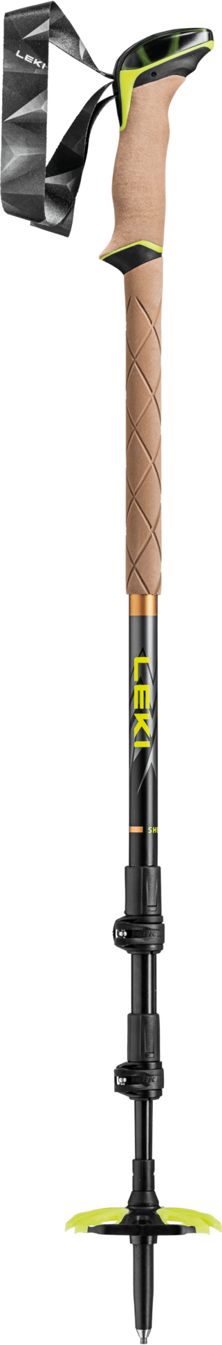 LEKI Sherpa Dark Anthracite - Copper - Neon Yellow