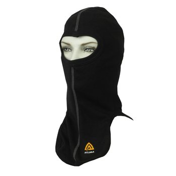 Aclima Warmwool Balaclava, Musta