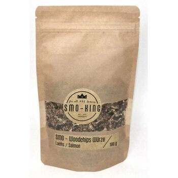 Smo-King Spiced woodchips 100g, Salmon