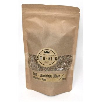 Smo-King Spiced woodchips 100g, Pflaume