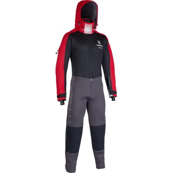 ION Fuse Drysuit 4/3 BZ DL, Black/Red, 54/XL