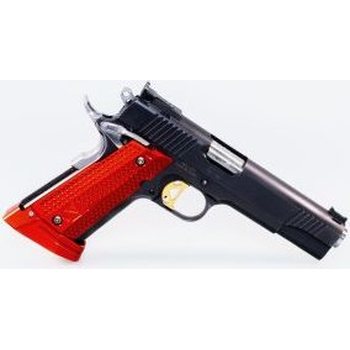 M-Arms MONARCH 2 for 1911 - Set of grips and magwell, Red Alu