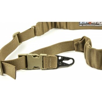 Blue Force Gear UDC Padded Bungee Single Point Sling, HK hook, Coyote