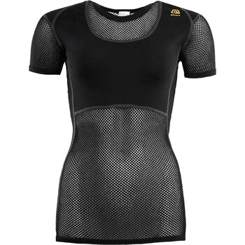 Aclima Woolnet T-Shirt Womens, Jet Black, XL