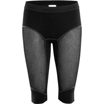 Aclima Woolnet Long Shorts Womens, Jet Black, L