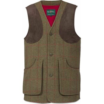 Alan Paine Combrook Men's Waistcoat - Shooting Fit, Sage, 50 (M) 40''