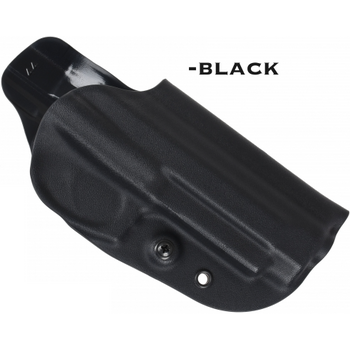 G-Code OSH RTI Holster, Black Kydex, RMR Cut - Half Guard, Glock 17 (Gen 5), Left