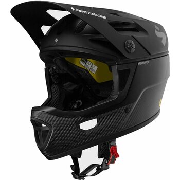 Sweet Protection Arbitrator MIPS Helmet, Matte Black / Natural Carbon, S/M (53-56 cm)