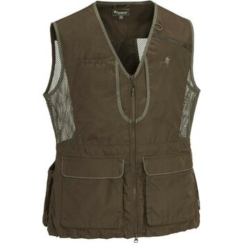 Pinewood Dog Sports 2.0 Vest Womens, Suede Brown / Dark Olive, S