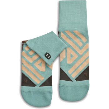 On Mid Sock Womens, Sea/Rose Brown, M (EUR 38-39)