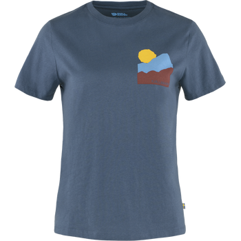Fjällräven Nature T-Shirt Womens, Indigo Blue (534), XS