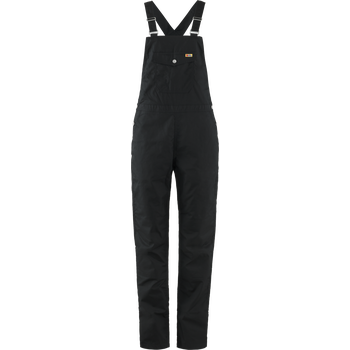 Fjällräven Vardag Dungaree Trousers Womens, Black (550), M