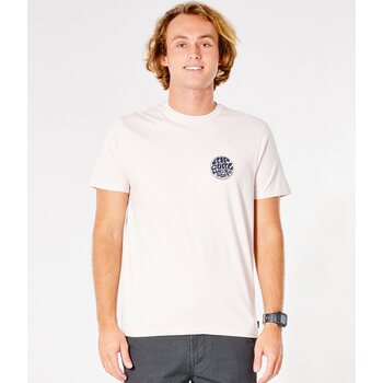 Rip Curl Wetsuit Icon Tee, Dusty Rose, L