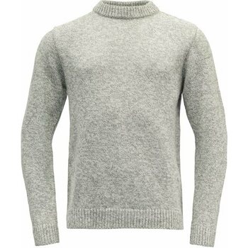 Devold Arktis Sweater Crew Neck Unisex, Grey Melange, XL
