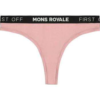 Mons Royale Merino Thong Womens, Candy, L