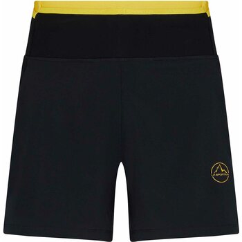 La Sportiva Ultra Distance Short 7" Mens, Black / Yellow, S