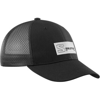 Salomon Trucker Curved Cap, Black / Black, S/M
