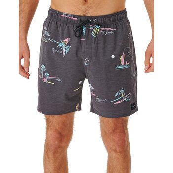 Rip Curl Party Pack Volley Mens, Black, S