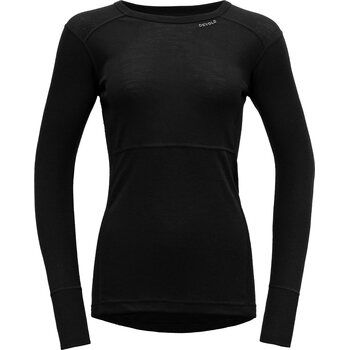 Devold Lauparen Merino 190 Base Shirt Womens, Black, L