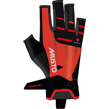 Musto Performance Short Fingered Glove, True Red, XL